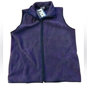 Fleece vest NWT purple size small  by FMX